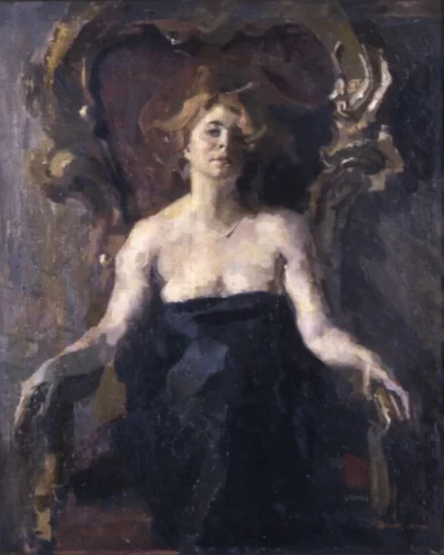 Signora in poltrona